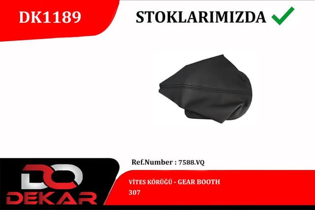 DEKAR VİTES KÖRÜĞÜ 307 OEM: 7588.VQ - DEKAR DK1189 kodlu oto yedek parça