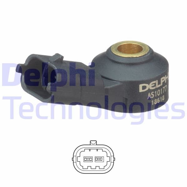 DELPHI VURUNTU SENSÖRÜ CORSA D-E ASTRA J-ADAM-MOKKA-MERIVA B-INSIGNIA A 1.0-1.2-1.4-1.6 NET-LET-XER-XEP PEUGEOT P108 CITROEN C1 14> 1.0 TOYOTA YARIS-AYGO 1.0 OEM: 55563372-1236006-5946.35-25201064 - DELPHI AS10177 kodlu oto yedek parça