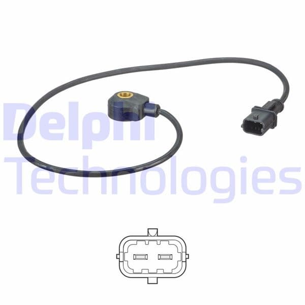 DELPHI VURUNTU SENSORU ASTRA G 2.0 Z20LET VECTRA B 2.6 Y26SE OMEGA B 2.5-2.6-3.0-3.2 X25XE-Y26SE-X30XE-Y32 SE VECTRA C 3.2 Z32SE OEM: 90541521-6238415 - DELPHI AS10231 kodlu oto yedek parça
