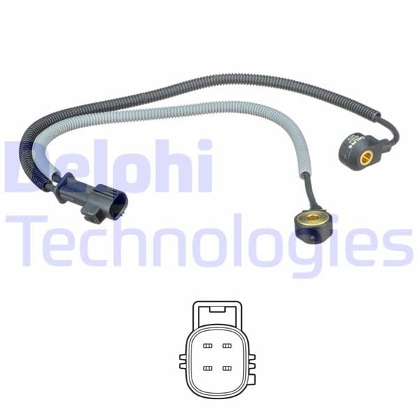 DELPHI VURUNTU SENSÖRÜ VOLVO C70-S60-S80-V70-XC70-XC90 00 OEM: 9432570 - DELPHI AS10237 kodlu oto yedek parça