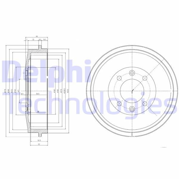 DELPHI FREN KAMPANASI ARKA CITROEN BERLİNGO. BERLİNGO MULTİSPACE. XSARA. XSARA PİCASSO. ZX / PEUGEOT 305. 3  - DELPHI BF169 kodlu oto yedek parça