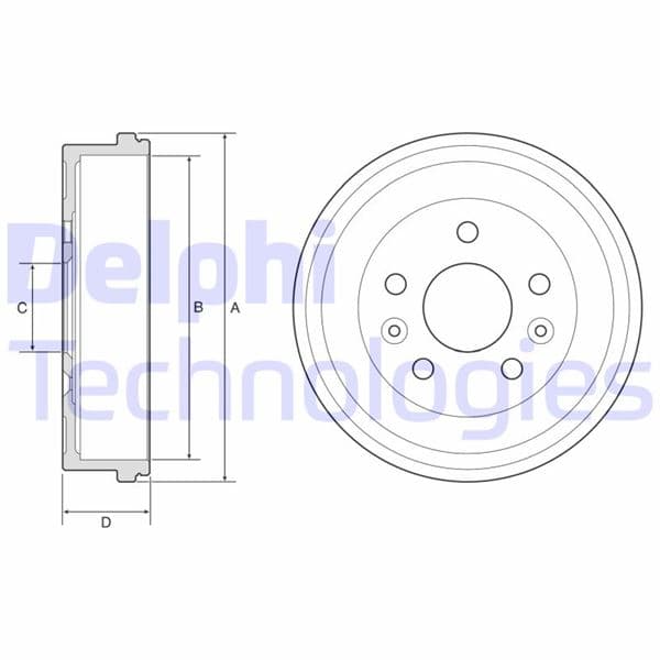 DELPHI ARKA KAMPANA RENAULT CAPTUR II 20 DACIA DUSTER II 18 NISSAN JUKE F16 19 OEM: 8200835832-4320000Q2H-432061754R - DELPHI BF597 kodlu oto yedek parça