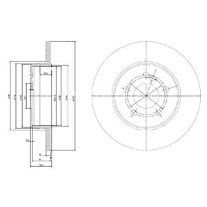 DELPHI ÖN FREN AYNASI GOLF IV-POLO 01>BORA 99-05 LEON 99-06 TOLEDO II IBIZA IV-V A3 96> 256x22x5DLxHAVALI 1J0615301D-1JO615301D-6R0615301-6R0615301C-8Z0615301B-8Z0615301D OEM: 1J0615301D-1J0615301L-6R0615301 - DELPHI BG3208 kodlu oto yedek parça
