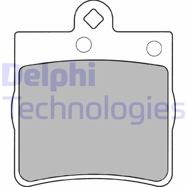 DELPHI FREN BALATASI ARKA MERCEDES W202 S202 W203 CL203 W210 R170 R171 OEM: A0044209120 - DELPHI LP1403 kodlu oto yedek parça