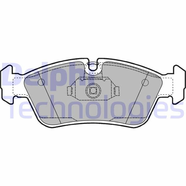 DELPHI FREN BALATASI ON BMW E46 E36 91 05 OEM: 34116761244 - DELPHI LP1421 kodlu oto yedek parça