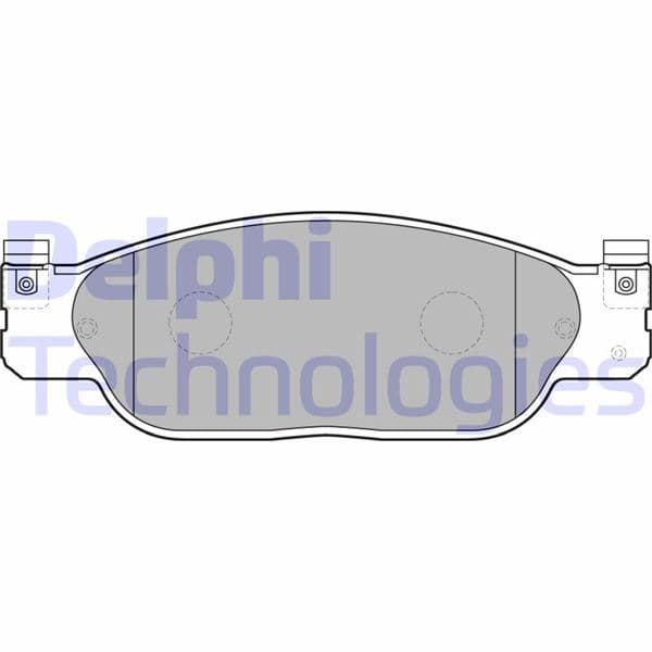 DELPHI ÖN BALATA JAGUAR STYPE CCX 2.5 V6-4.2 V8 1999-2007 XJ 6 3.0-8 3.5-8 4.2 2003 2009 K OEM: XR813324-XR812435-XR810210-XW4Z2001 - DELPHI LP1468 kodlu oto yedek parça