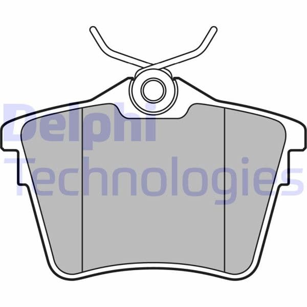 DELPHI ARKA FREN BALATASI PEUGEOT P407 1.6 HDI 1.8-2.0 04 607 00 CITROEN C5 08 OEM: 4254.91-4252.79-4253.26-4254.04 - DELPHI LP1892 kodlu oto yedek parça