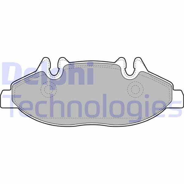 DELPHI FREN BALATASI ON MERCEDES VITO W639 03 OEM: A0064204320 - DELPHI LP1947 kodlu oto yedek parça