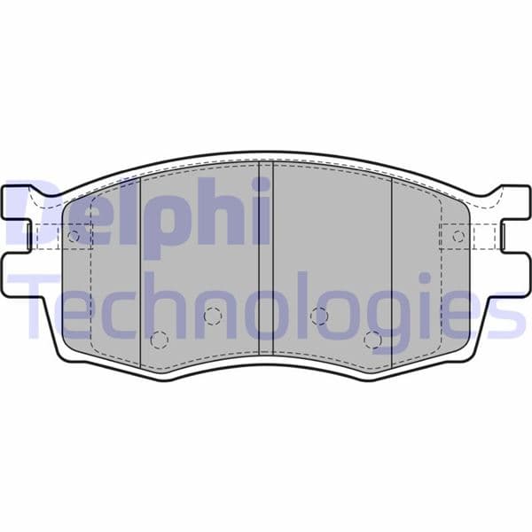 DELPHI ÖN FREN BALATA HYUNDAI ACCENT ERA 1.4L 1.6L benzinli 06-10 1.5L CRDi dizel 06- / İ20 1.4L D4FC CRDi dizel 08- / KIA RIO 1.4L 1.6L benzinli 05- 1.5L CRDİ 06- OEM: 581011GE00-581011JA10-581011GA00 - DELPHI LP1951 kodlu oto yedek parça
