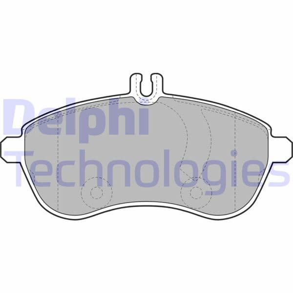 DELPHI FREN BALATASI ON MERCEDES W204 S204 C204 C218 W212 S212 C207 A207 R172 OEM: A0074205520 - DELPHI LP2028 kodlu oto yedek parça