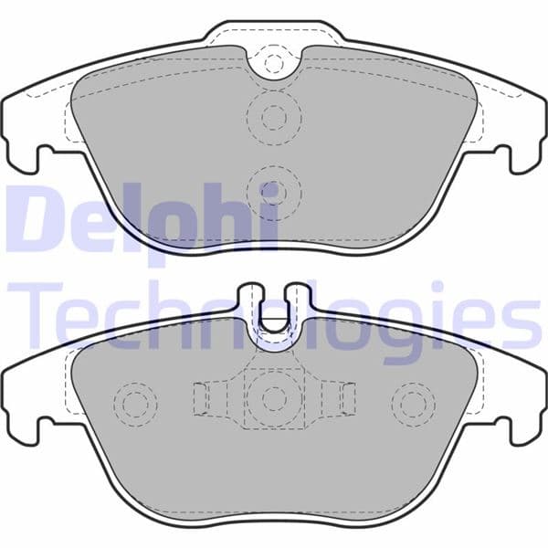 DELPHI FREN BALATASI ARKA MERCEDES W204 S204 X204 C207 A207 A0004200205 OEM: A0004200205 - DELPHI LP2029 kodlu oto yedek parça