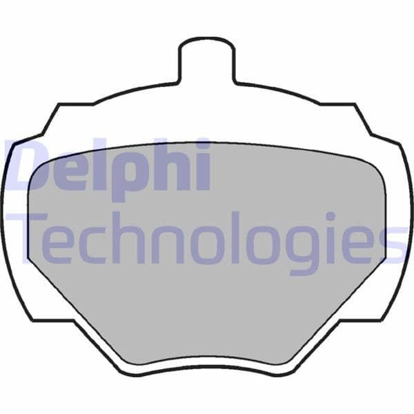DELPHI FREN BALATASI ARKA DEFENDER L316 DISCOVERY I LJ RANGE ROVER I OEM: SFP500200-SFP500190-LR032954 - DELPHI LP211 kodlu oto yedek parça