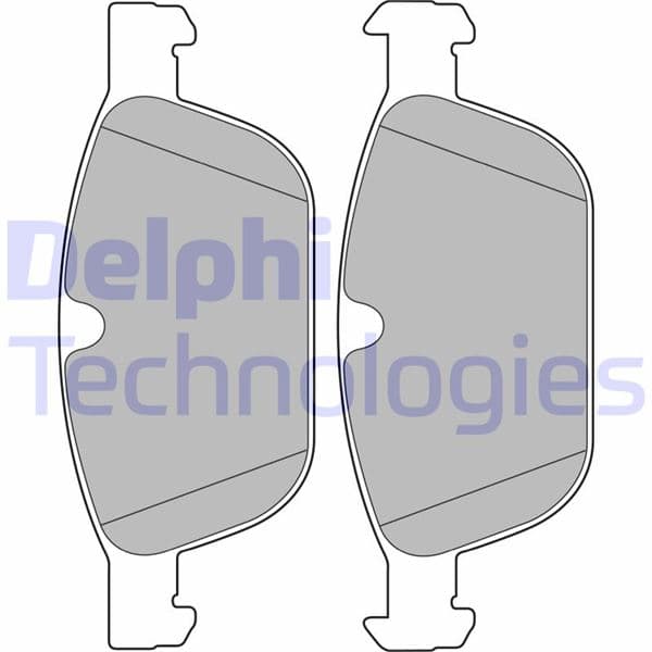 DELPHI ÖN BALATA VOLVO XC60 D3 2008-2017 D4 12-17 D5 08-15 T5 2010-1207 T6 2008-2017 156 OEM: 31277334-30793943-31277271 - DELPHI LP2140 kodlu oto yedek parça