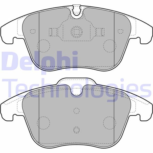 DELPHI ÖN FREN BALATASI FİŞLİ P407 04 10 2.0 HDI P508 10 18 C5 1.6 1.8 2.0 1.6 HDI-2.0 HDI 08 16 OEM: 4254.A7-1610103880-1647863380 - DELPHI LP2165 kodlu oto yedek parça