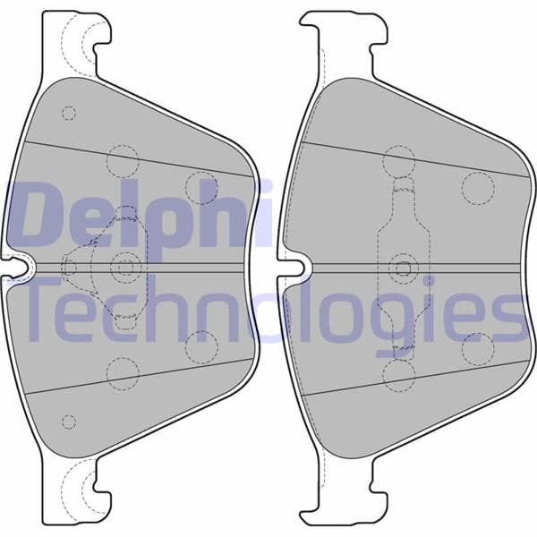 DELPHI FREN BALATASI ON BMW E70 E71 F15 F01 E71 E72 OEM: 34116783554 - DELPHI LP2210 kodlu oto yedek parça