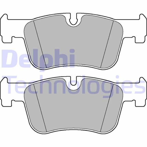 DELPHI FREN BALATASI ON BMW F20 F21 F30 F31 F32 F33 F36 OEM: 34118855002 - DELPHI LP2285 kodlu oto yedek parça