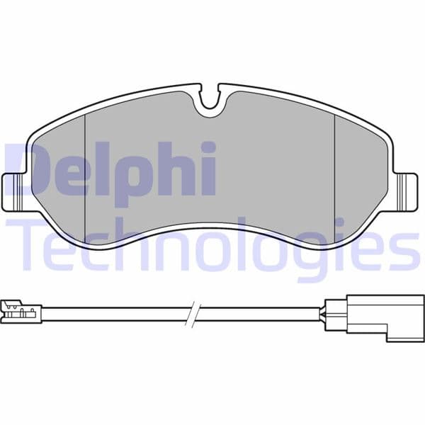 DELPHI ÖN BALATA FORD TRANSIT V363 14 -TRANSIT CUSTOM 2.2 TDCI 12 KABLOLU OEM: MEBK2J2K021AA-BK212K021AA -1842632 - DELPHI LP2661 kodlu oto yedek parça