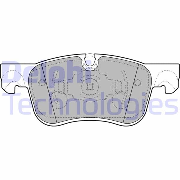 DELPHI ÖN FREN BALATASI OPEL COMBO E 18 PARTNER PRIFTER-BERLINGO 18 C4 PICASSO 13 SPACETOURER 18 TOYOTA PROACECITY 19 KULLANILDIGI DISK CAPI:283 KALINLIK:26 OEM: 1647873580-1609898380 - DELPHI LP2689 kodlu oto yedek parça
