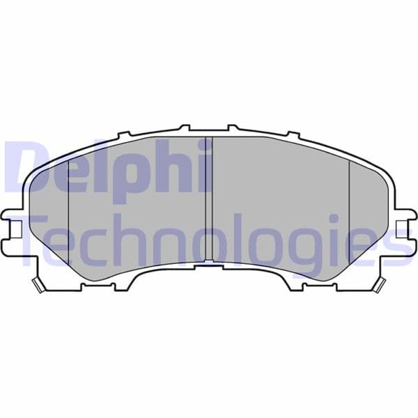 DELPHI ÖN FREN BALATASI RENAULT KOLEOS II 16 NISSAN X-TRAIL III 16 INFINITI QX50 13 D10604CC0A-410608710R-D10604GA5A OEM: D10604CC0A-410608710R-D10604GA5A - DELPHI LP3183 kodlu oto yedek parça