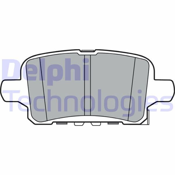 DELPHI ARKA FREN BALATASI OPEL INSIGNIA B 17 16 1684934080-13517515-13595651 OEM: 1684934080-13517515-13595651 - DELPHI LP3372 kodlu oto yedek parça