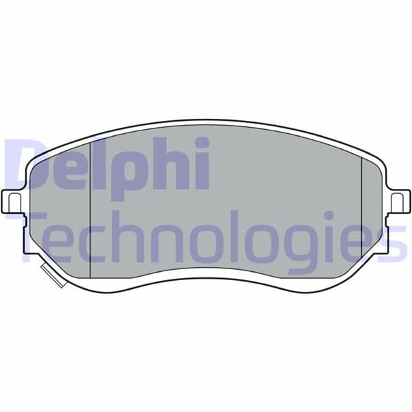 DELPHI FREN BALATASI ON MERCEDES X-CLASS W470 . NISSAN NAVARA 15 D23. D23T 2.3 dCi OEM: A4704205300-D10605JU0A - DELPHI LP3401 kodlu oto yedek parça