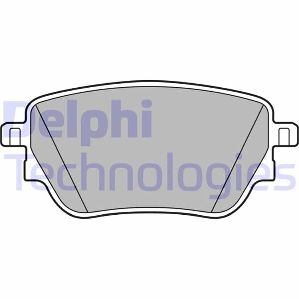 DELPHI FREN BALATASI ARKA MERCEDES W177 V177 W247 C118 X118 H247 X247 OEM: A0004207500 - DELPHI LP3438 kodlu oto yedek parça