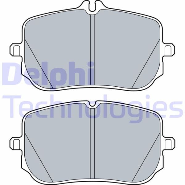 DELPHI FREN BALATASI ON MERCEDES W177 V177 W247 C118 X118 H247 X247 OEM: A0004207100 - DELPHI LP3539 kodlu oto yedek parça