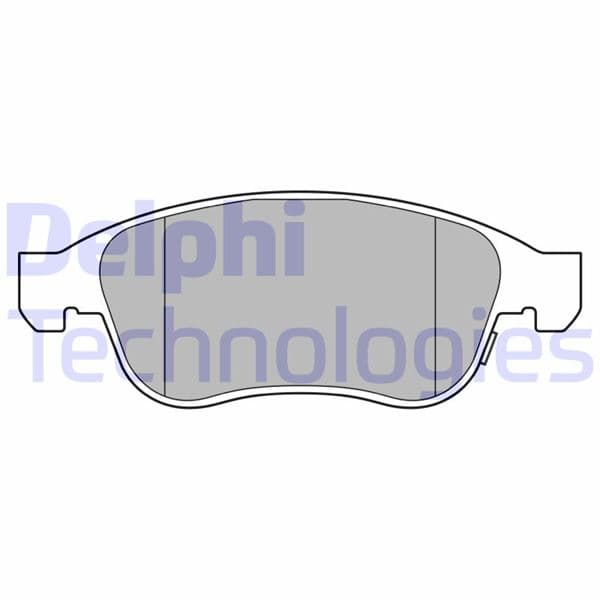 DELPHI ÖN BALATA FIAT 500X 15 JEEP RENEGADE SUV 14 OEM: 77367213-77367369 - DELPHI LP3588 kodlu oto yedek parça