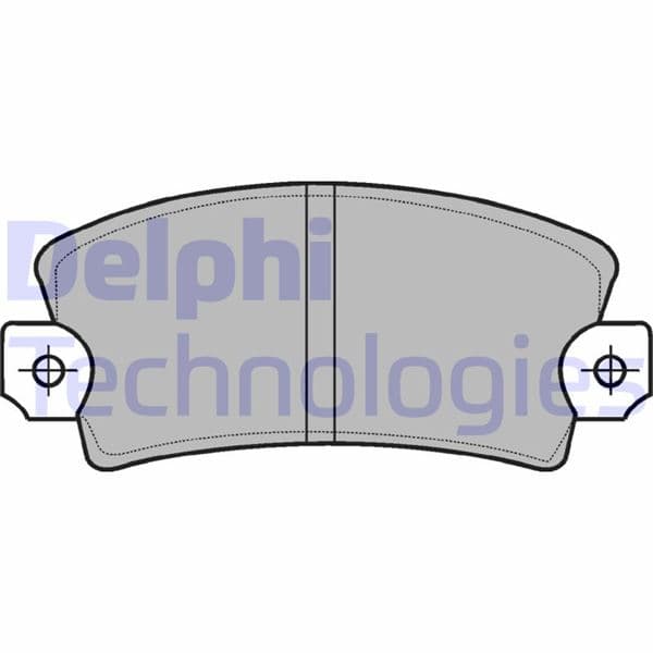 DELPHI ÖN BALATA FİŞLİ R12 C15 VISA 82-91 OEM: 7702127301-7701201470-7701203068 - DELPHI LP56 kodlu oto yedek parça