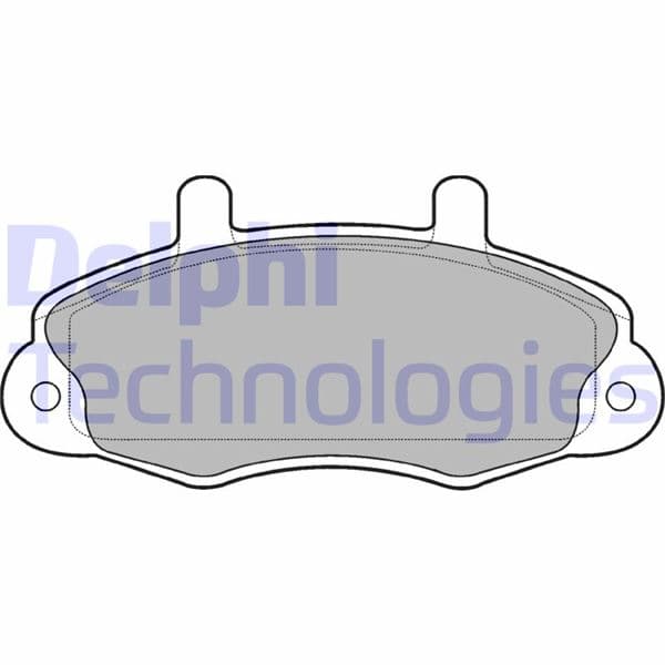 DELPHI ÖN BALATA FORD TRANSİT T12 2.0 2.5 DI 2.5TD 2.5 TDİ 88-03.00 ÇAP 138.8- 64 -18.8 OEM: 92VB2K021AB-92VB2K021AC - DELPHI LP766 kodlu oto yedek parça