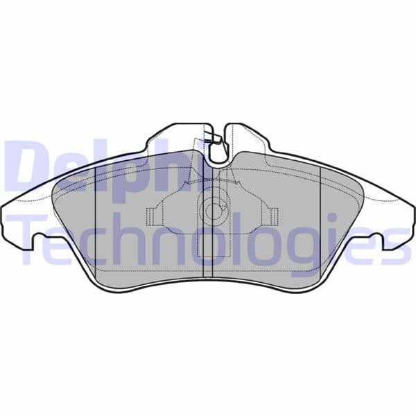 DELPHI FREN BALATASI ON MERCEDES W638 B901 B904 . VW LT 28-35-46 OEM: A0024203920-2D0698151 - DELPHI LP980 kodlu oto yedek parça
