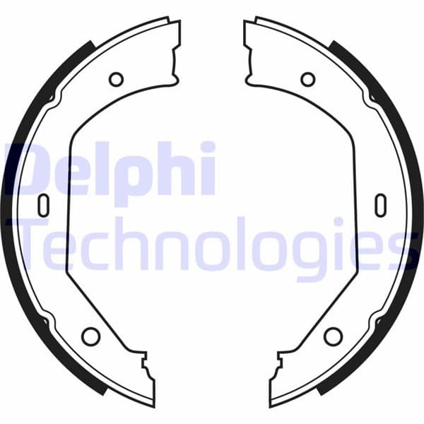 DELPHI FREN BALATASI ARKA PARK FRENI BMW E81 F87 E46 E90 E91 E92 F30 F80 F36 F82 F83 E39 E84 OEM: 34416761292 - DELPHI LS1857 kodlu oto yedek parça