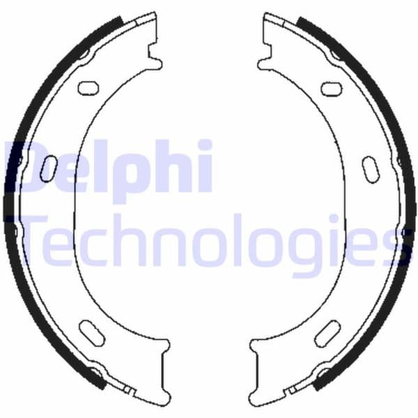 DELPHI FREN BALATASI ARKA PARK FRENI MERCEDES SPRINTER B901 B904 . VW LT 28-35-46 OEM: A0024205820-2D0698525B - DELPHI LS1905 kodlu oto yedek parça