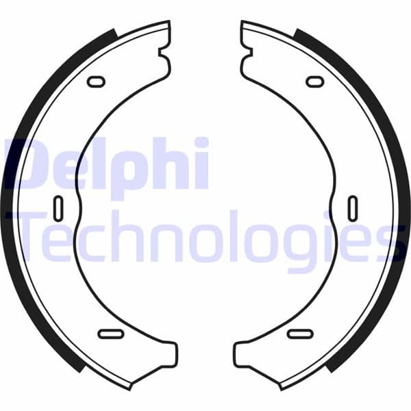 DELPHI FREN BALATASI ARKA PARK FRENI MERCEDES VITO W639 W447 OEM: A6394200220 - DELPHI LS1967 kodlu oto yedek parça