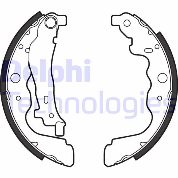 DELPHI ARKA PABUÇ BALATA KANGOO 08 EXPRESS 21 ZOE 14 CLIO IV 12 CAPTUR I 13 SYMBOL III 13 LOGAN II 12 DUSTER 10 DOKKER 12 SANDERO II 12 230x43 OEM: 6001549703-7701210109 - DELPHI LS2022 kodlu oto yedek parça