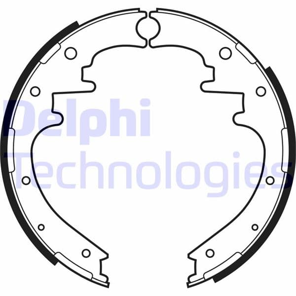 DELPHI ARKA FREN PABUCU RANGER 06 11 4x4 OEM: 6M342200BA-1454551 - DELPHI LS2160 kodlu oto yedek parça