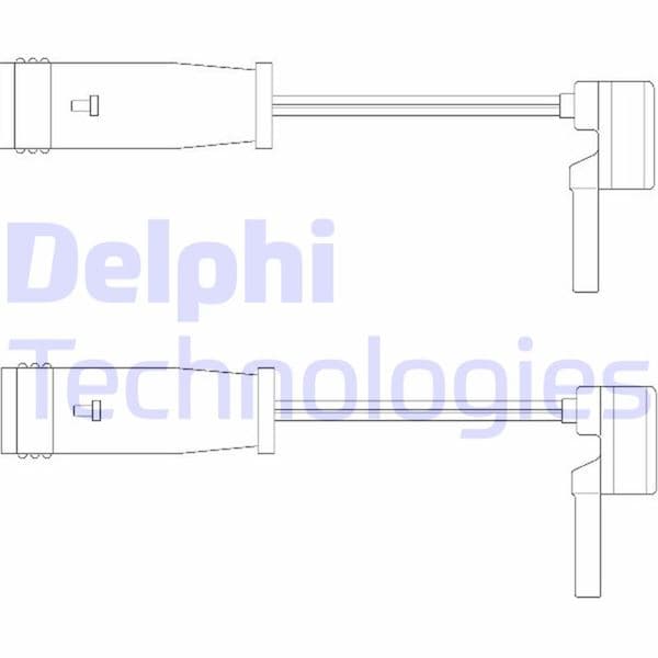 DELPHI BALATA FISI MERCEDES W169 W245 CL203 W203 W204 W220 W211 W212 W166 X204 CIFT OEM: A2115401717 - DELPHI LZ0153 kodlu oto yedek parça