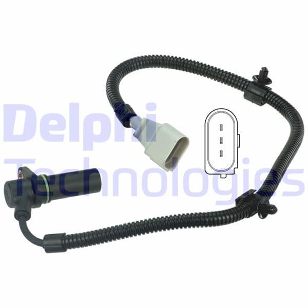 DELPHI KRANK MİLİ SENSÖRÜ POLO-T5-GOLF4-CADDY 1.4-1.9-2.5TDI AMF-BNM-BKC-AXB OEM: 045907319A-045957147-045957147C - DELPHI SS11071 kodlu oto yedek parça