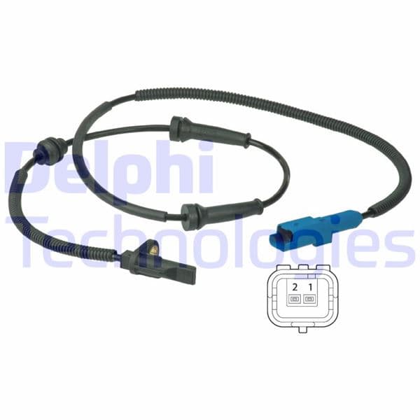 DELPHI ABS DEVİR SENSÖRÜ ÖN CROSSLAND-P207-P208-P301-P2008-BIPPER-C-ELYSEE-C3 AIRCROSS-C3 II-III C4 CACTUS- NEMO-DS3 OEM: 4545.J9-4545.E4-4545.J5-9665455580 - DELPHI SS20390 kodlu oto yedek parça