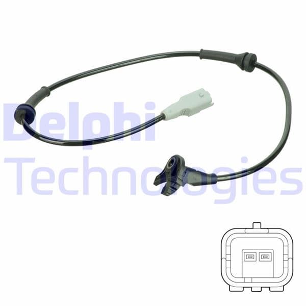 DELPHI ÖN ABS DEVİR SENSÖRÜ P307 00 12 P308 07 14 P3008 09 16 P5008 09 16 C4 09 DS4 11 DS5 11 OEM: 4545.K3-4545.F5-4545.C1-4545.88 - DELPHI SS20745 kodlu oto yedek parça