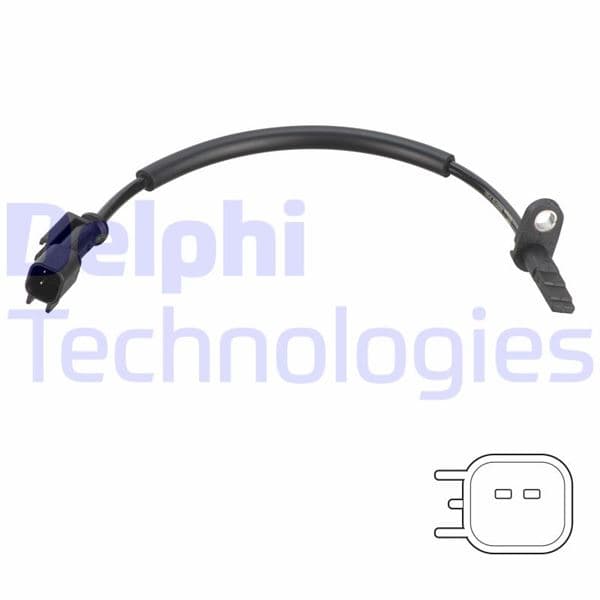 DELPHI ÖN ABS KABLOSU CUSTOM 12 TRANSIT V-363 14 TEK TEKER OEM: BK212B372AC-1763975 - DELPHI SS20779 kodlu oto yedek parça