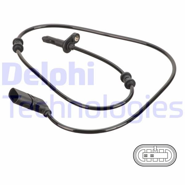DELPHI ABS SENSORU ARKA MERCEDES C-CLASS W205 S205 C205 A205 OEM: A2059058503 - DELPHI SS20813 kodlu oto yedek parça