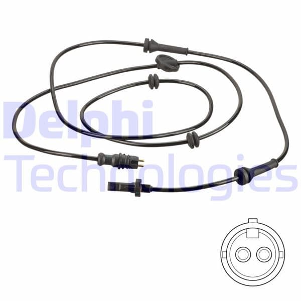 DELPHI ABS SENSÖRÜ DOBLO CARGO 03-2001 OEM: 46814966 - DELPHI SS20827 kodlu oto yedek parça