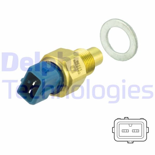 DELPHI HARARET MÜŞÜRÜ CITROEN-PEUGEOT-BERLINGO-PARTNER-XSARA-P206-P306-EXPERT 1.9D DW8 OEM: 1338.86-2690051 - DELPHI TS10508 kodlu oto yedek parça
