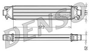 DENSO TURBO RADYATÖRÜ ALFA ROMEO GIULIETTA 1.6 JTDM 10 OEM: 51833106 - DENSO DIT09107 kodlu oto yedek parça