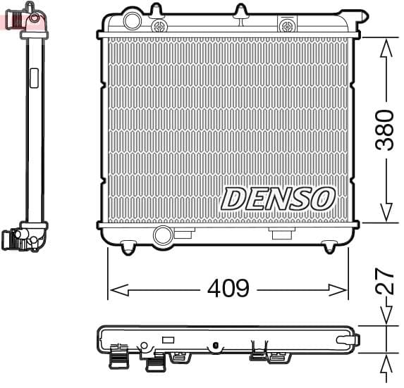 DENSO Engine Cooling OEM: 1330E5 - DENSO DRM21108 kodlu oto yedek parça