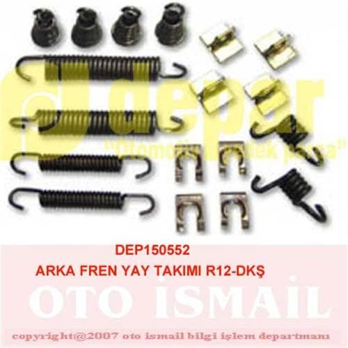 DEPAR FREN YAY TAKIMI KOMPLE R12-M131 DKŞ 801620 OEM: 801620 - DEPAR 0552 kodlu oto yedek parça