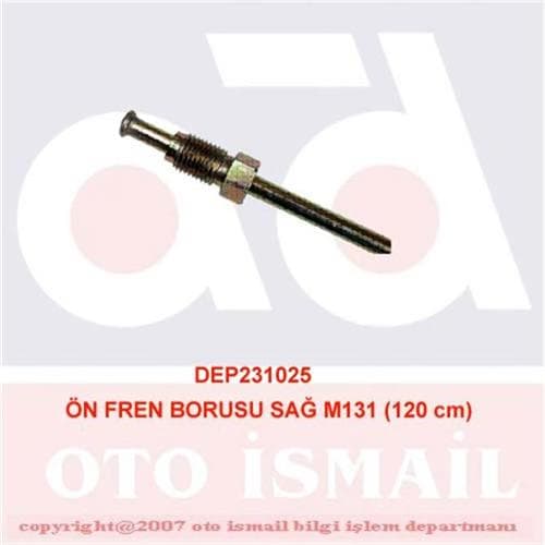 DEPAR ÖN FREN BORUSU SAĞ M131 120 cm  - DEPAR 1025 kodlu oto yedek parça
