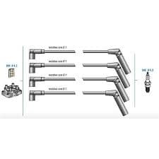 DODUCO BUJİ KABLO TK ACCENT 1.3 YM 1.5x3 EM OEM: 2750122B10 - DODUCO 7677 kodlu oto yedek parça