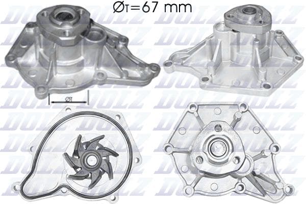 DOLZ DEVİRDAİM A4 ALLROAD B8 8KH 3.0 TDI QUATTRO A4 B7 8EC 2.7 TDI A5 CABRİO 8F7 2.7 TDI 09-12 OEM: 06E121005D-06E121005F-06E121005N - DOLZ A213 kodlu oto yedek parça